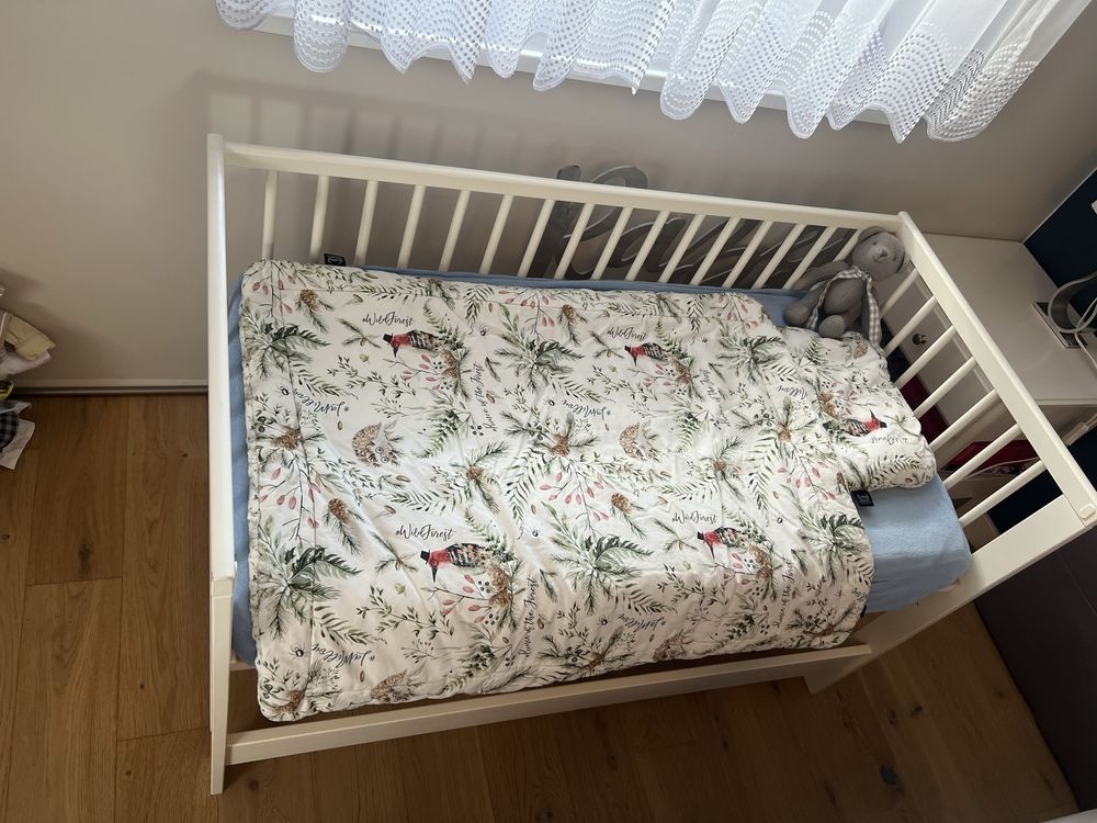 Łóżeczko IKEA Gulliwer + materac Vitmat