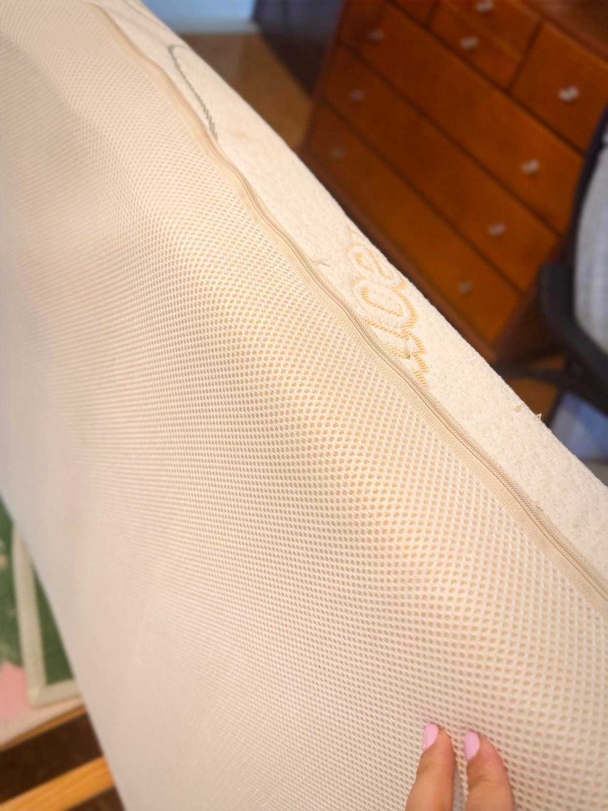 Berço - Cama Trama + Colchão + Resguardo