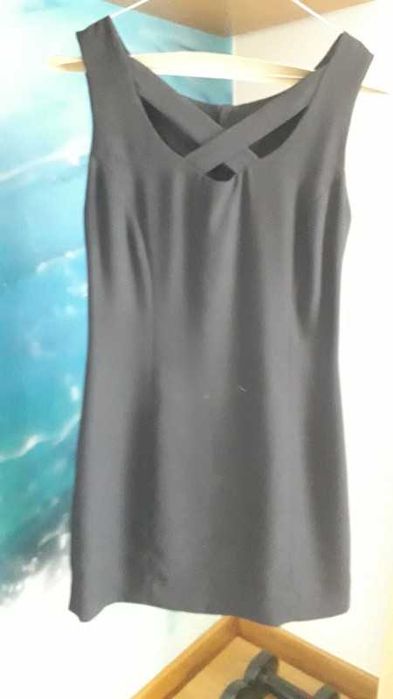 Vestido azul escuro