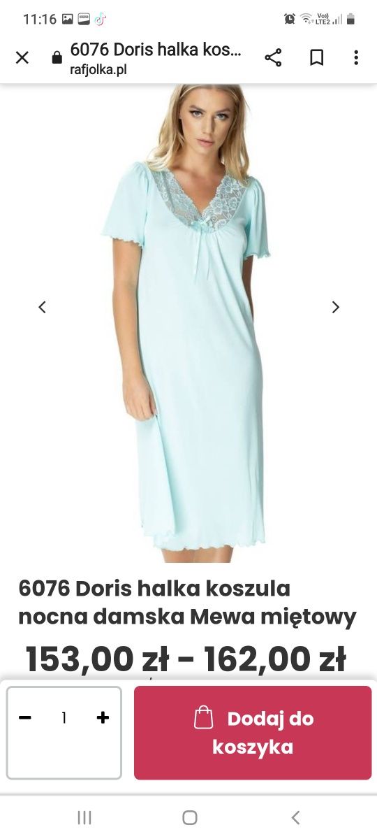 Koszula nocna Mewa
