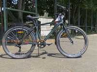 Велосипед Discovery PRESTIGE 26 колеса 18 рама з багажником і крилами