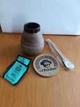 Ceramiczny kubek do Yerba Mate z  bombillą