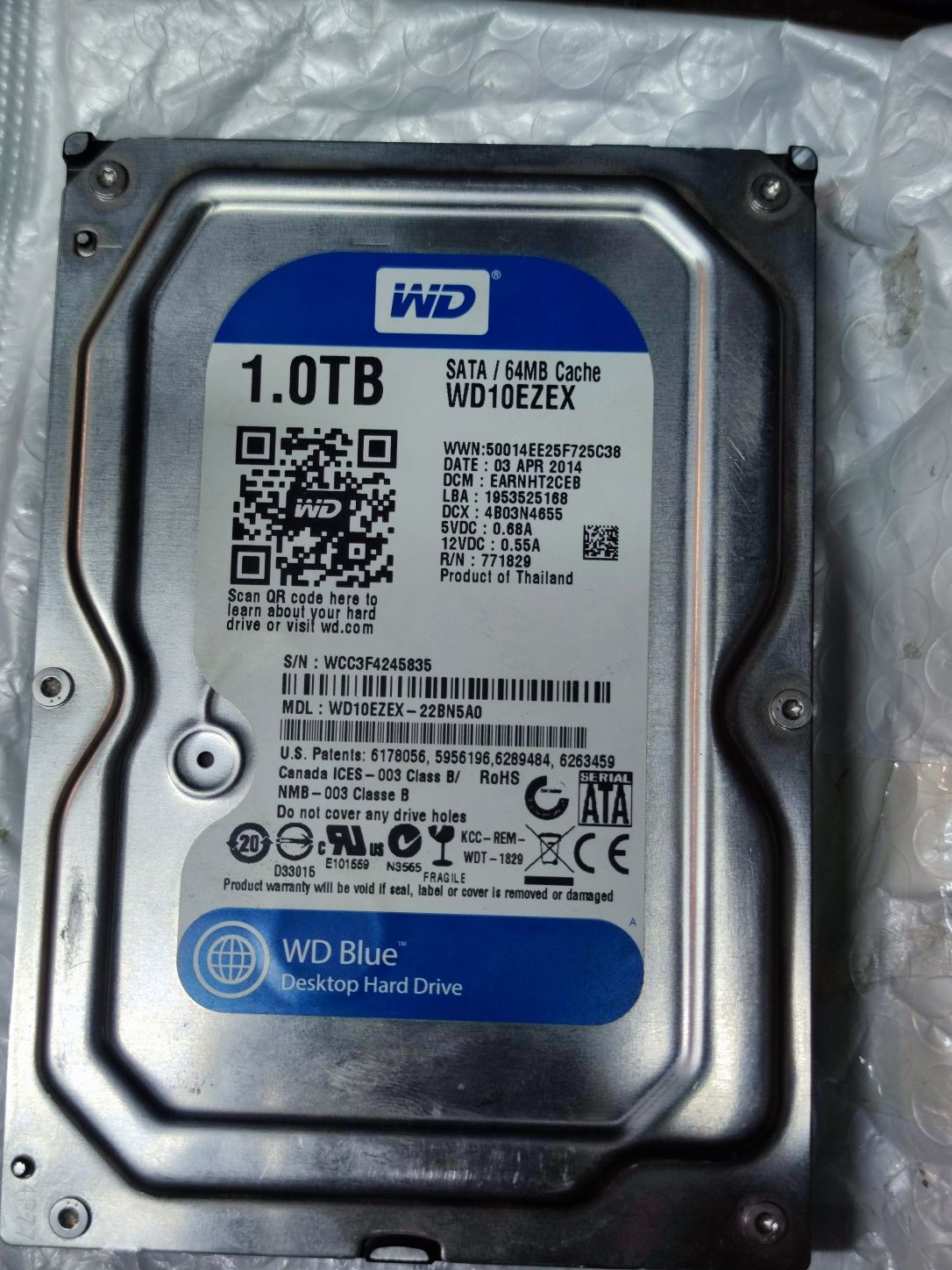 HDD WD Blue 1TB, Жорсткий диск
