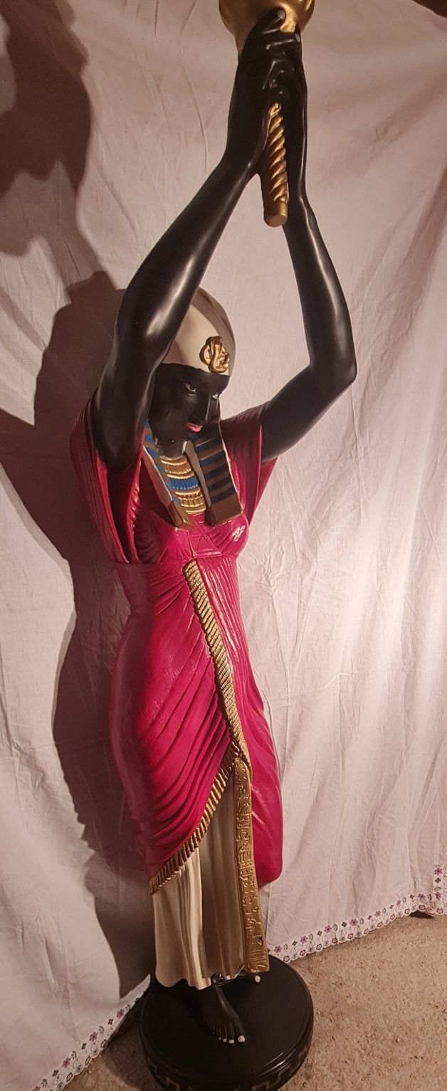 Estátua Egípcia candeeiro