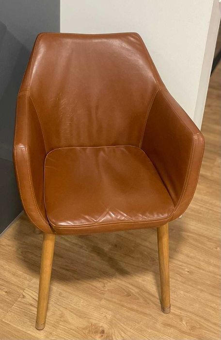 Cadeira em pele sintética Nora Room - El Corte Inglés
