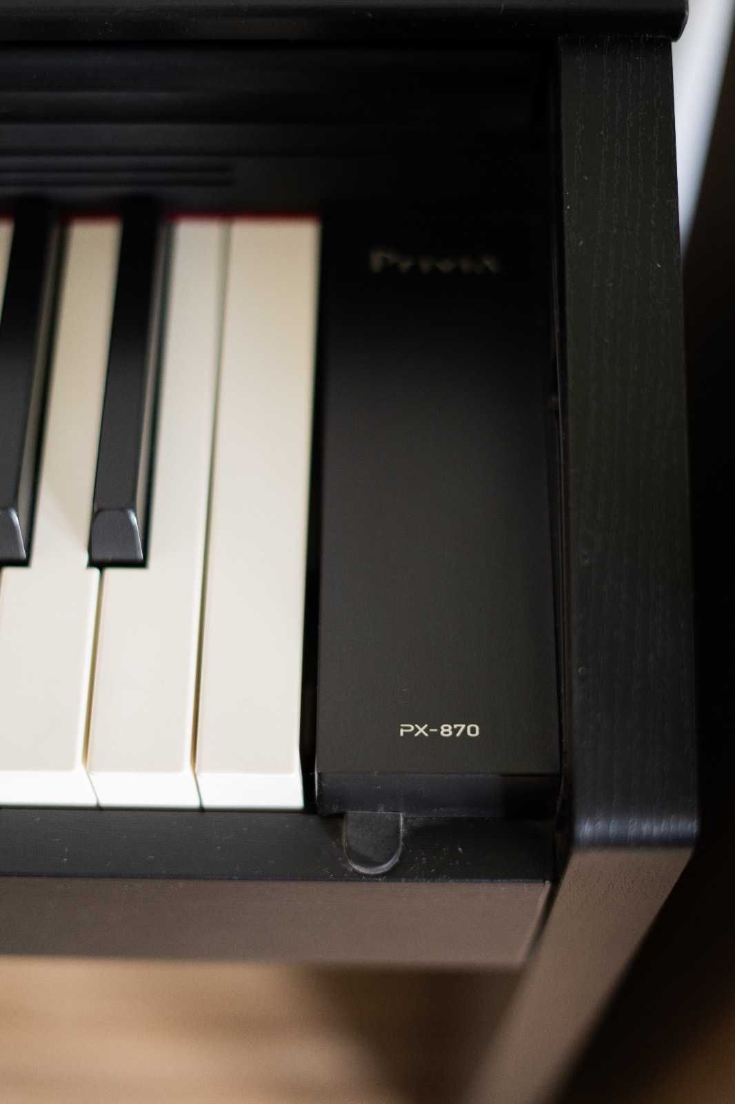 Pianino cyfrowe + krzesło. Casio Privia PX-870, na gwarancji.