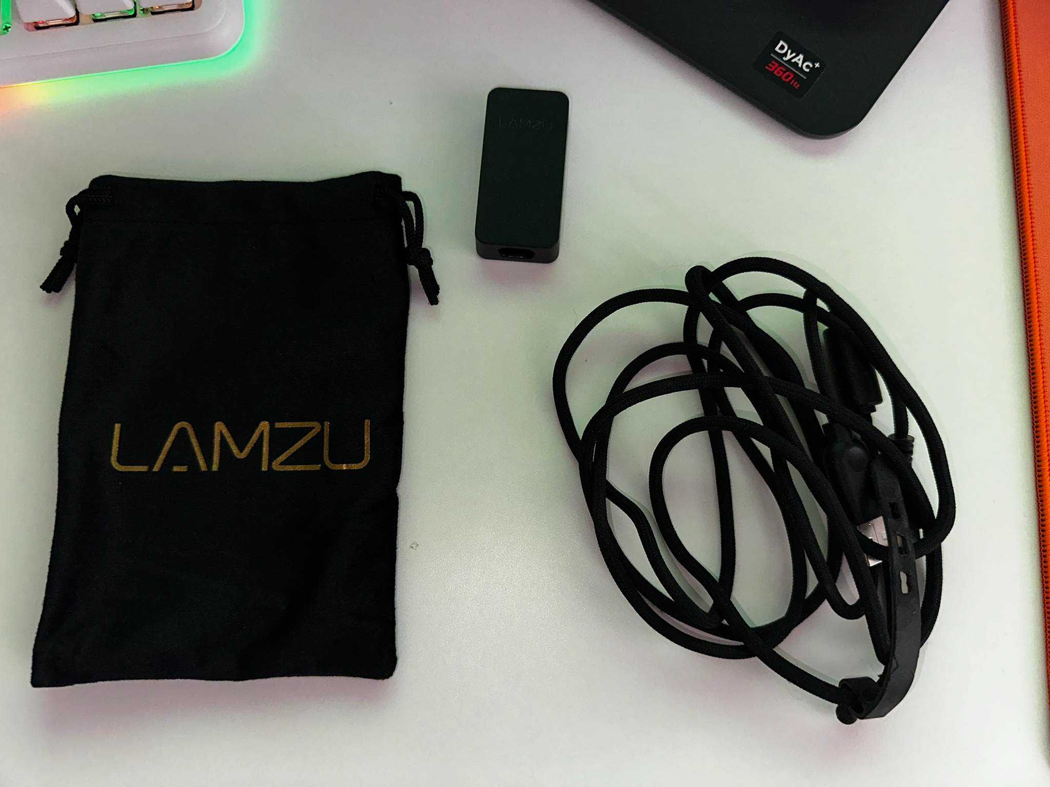 Mysz Lamzu Atlantis Mini 4K Wireless Charcoal Black