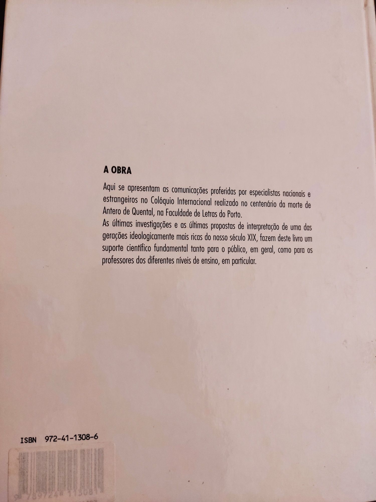 Antero de Quental e o Destino de Uma Geração