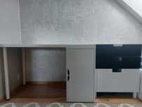 Biurko z szafką i komodą Ikea