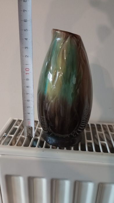 Piękny stary ceramiczny wazon PRL Vintage Okazja