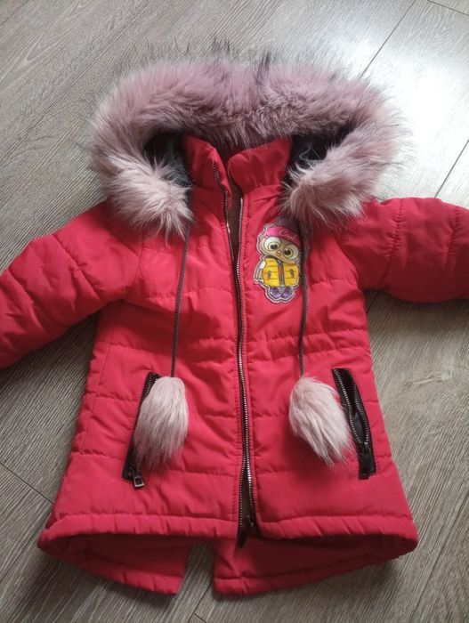 Куртка на дівчинку 98-104