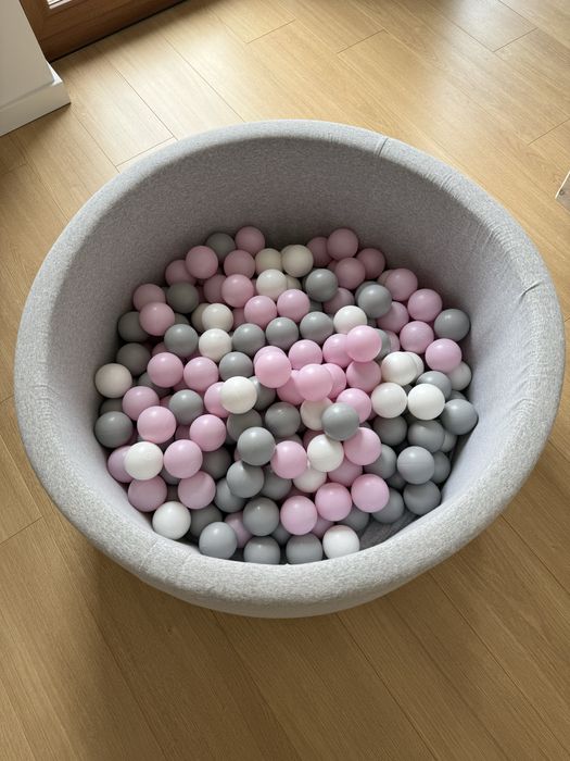 Suchy basen z kulkami MeowBaby 90x40cm