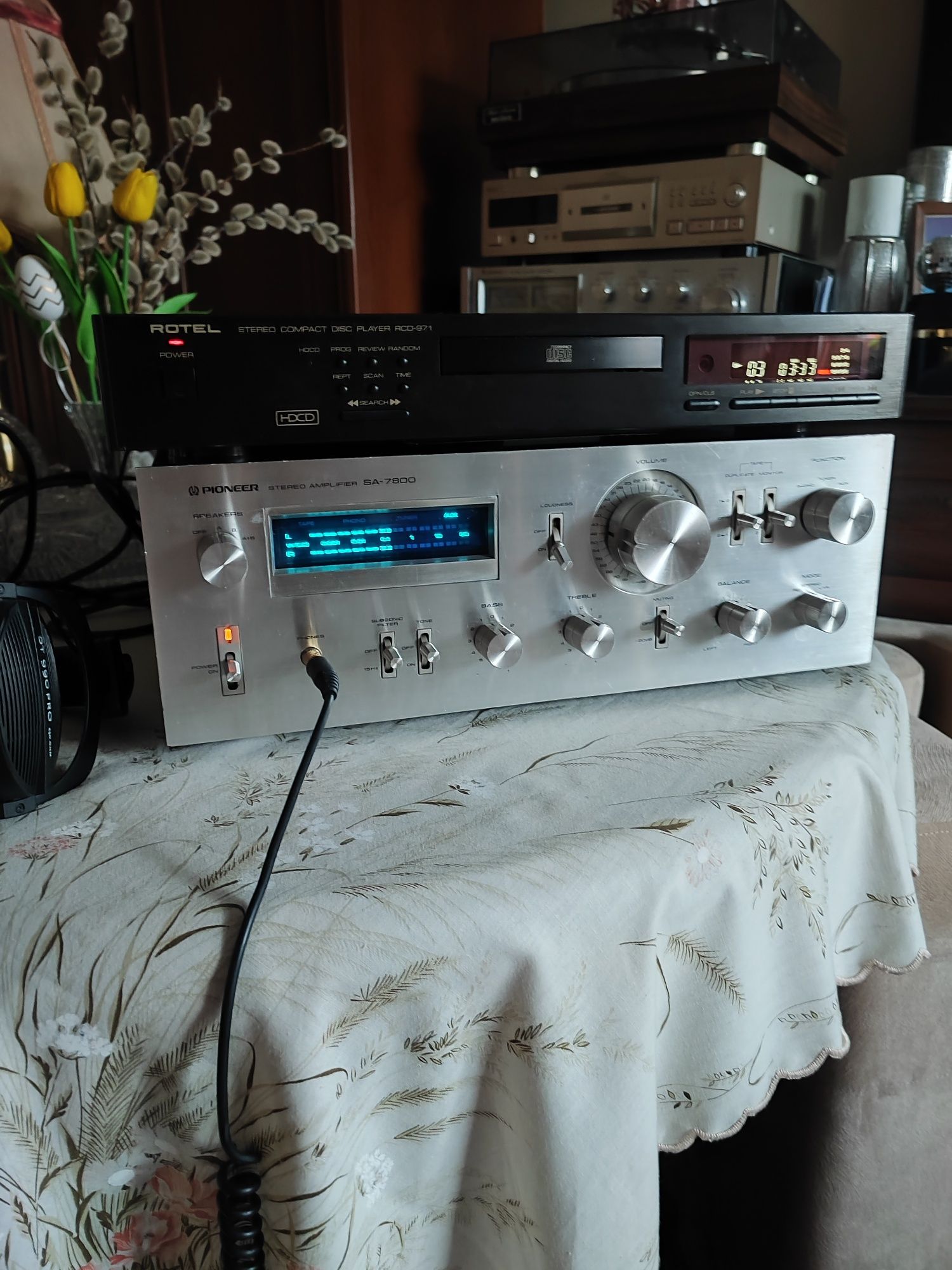 Pioneer Sa 7800 wzmacniacz Blue line