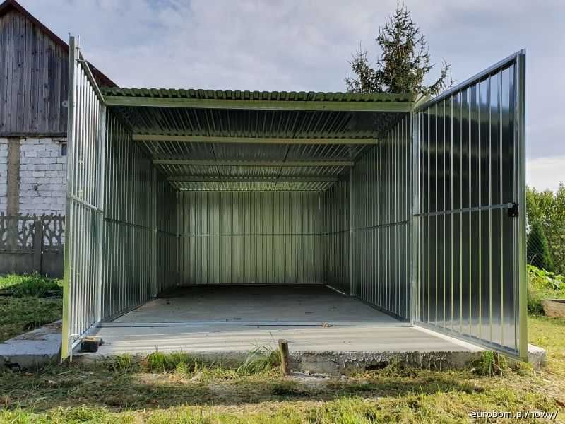 Garaże blaszane blaszaki garaż blaszany blaszak wyprzedaż Hale Wiaty