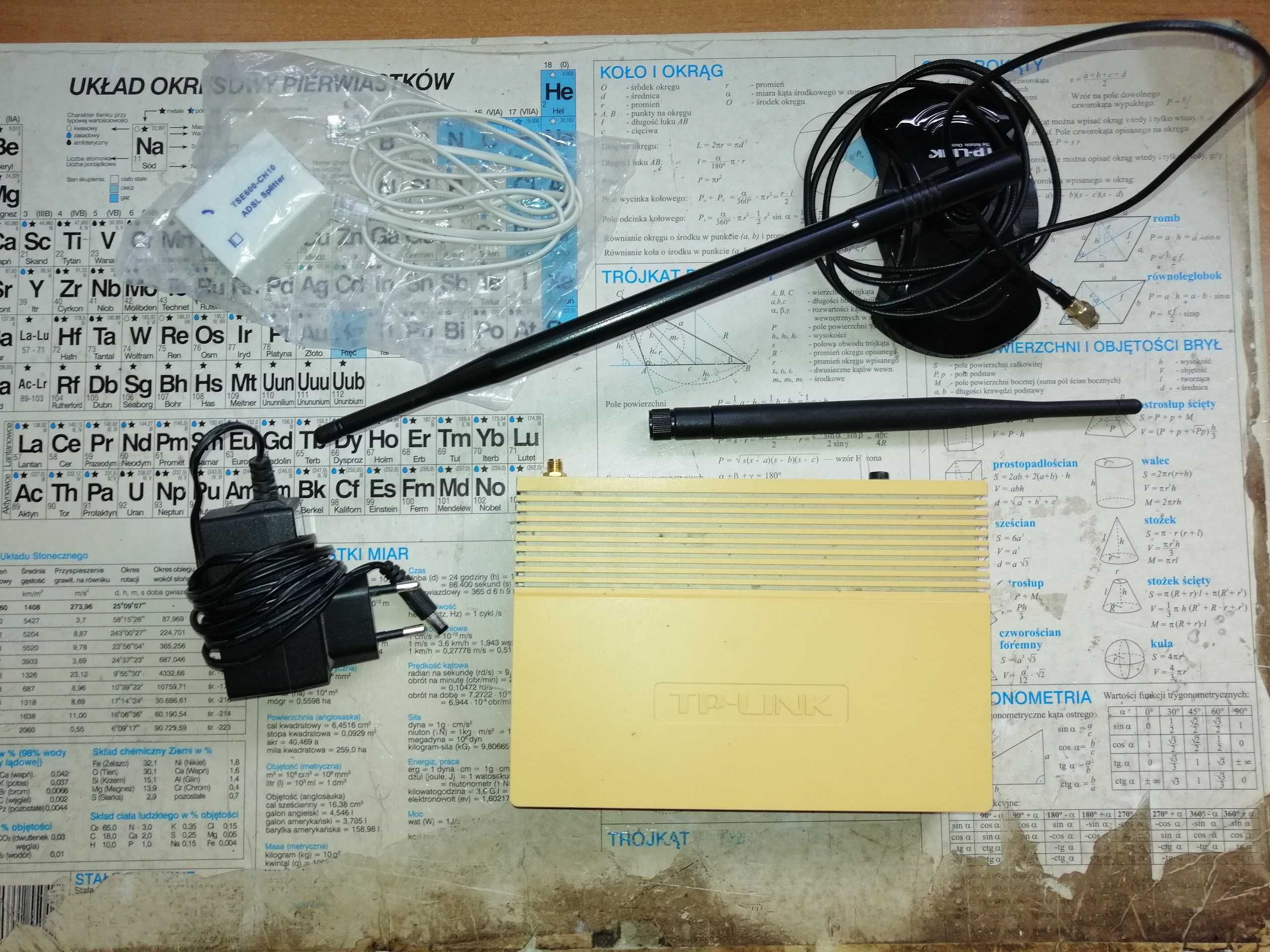 Modem Router TP-LINK TD-W8901G + Antena dookólna TP-LINK TL-ANT2408C