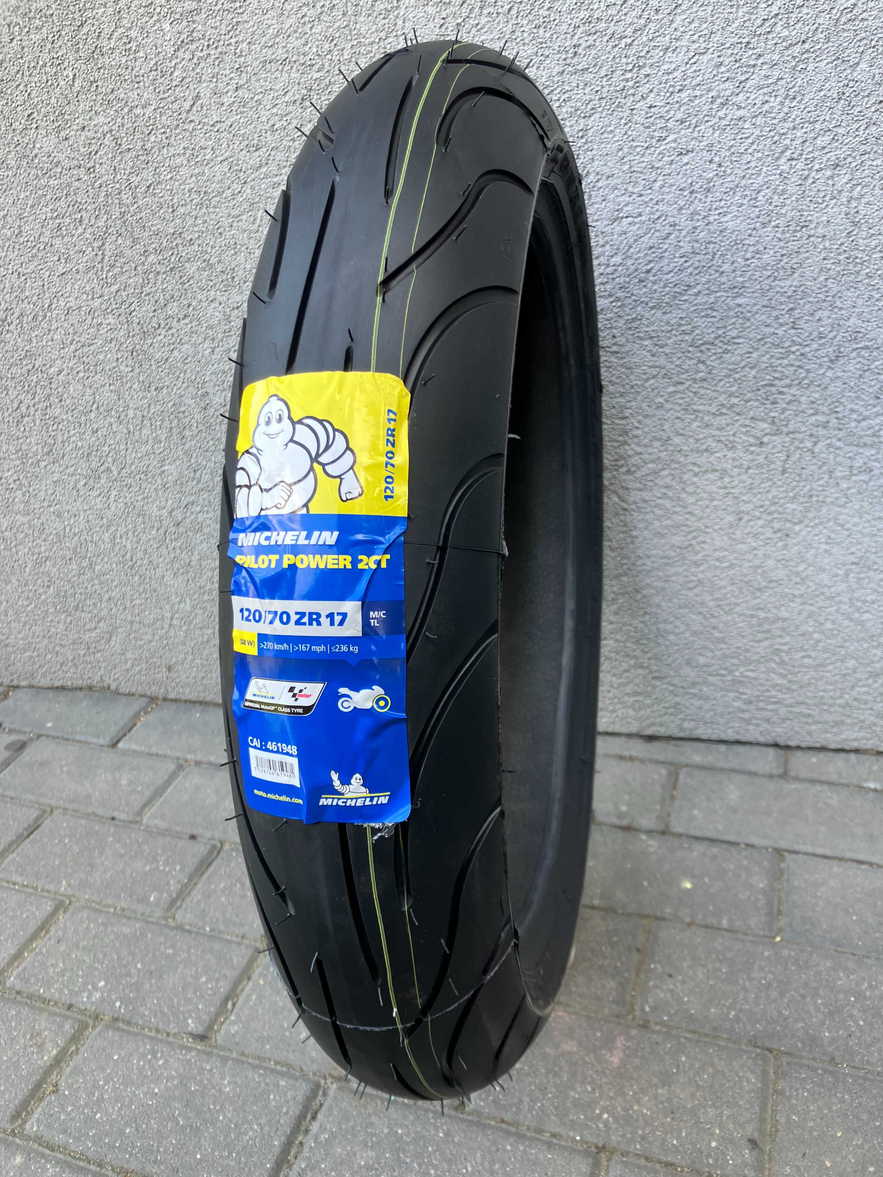 120/70ZR17 Michelin Pilot Power 2CT RS RSV CB CBR VFR VTR Ninja R6 R1