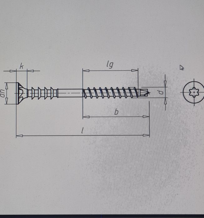 WURTH Śruba montażowa dystansowa 6,0x50