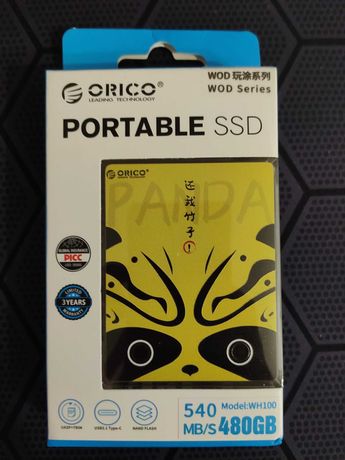 Новый внешний ORICO SSD WH100 480GB Type-C/USB 3.1 Gen2/540 MB/s