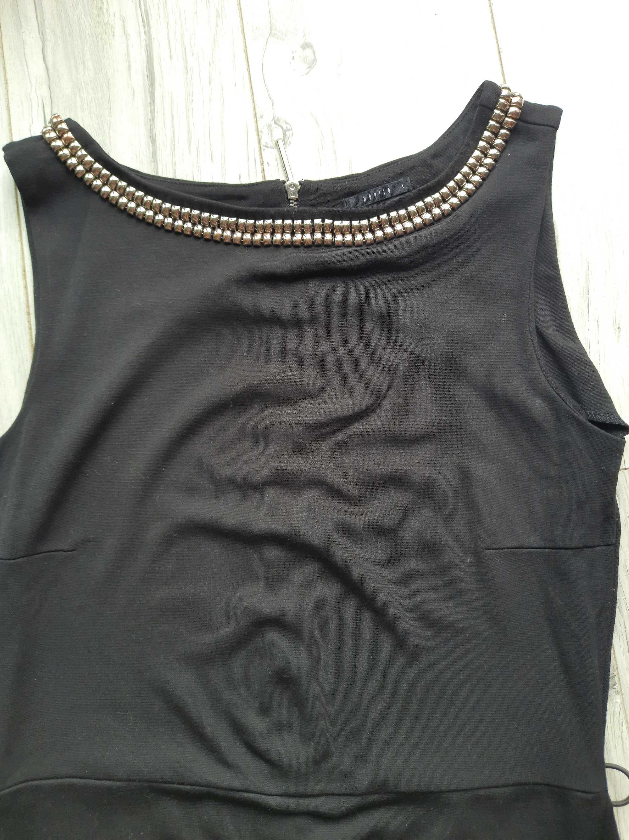 Sukienka prosta czarna Mohito r. L / XL