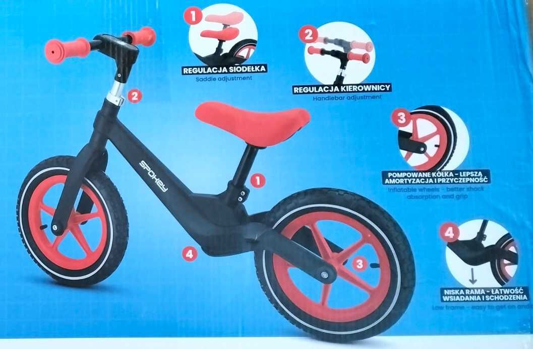 Rowerek biegowy Spokey .lekki