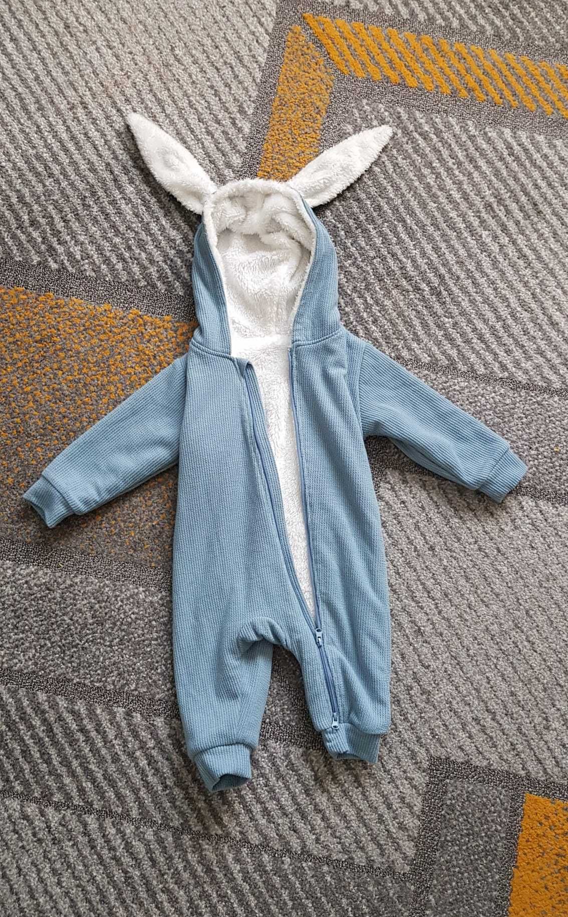 Kombinezon króliczka, zajączka dla dziecka 68 cm. - 15 zł