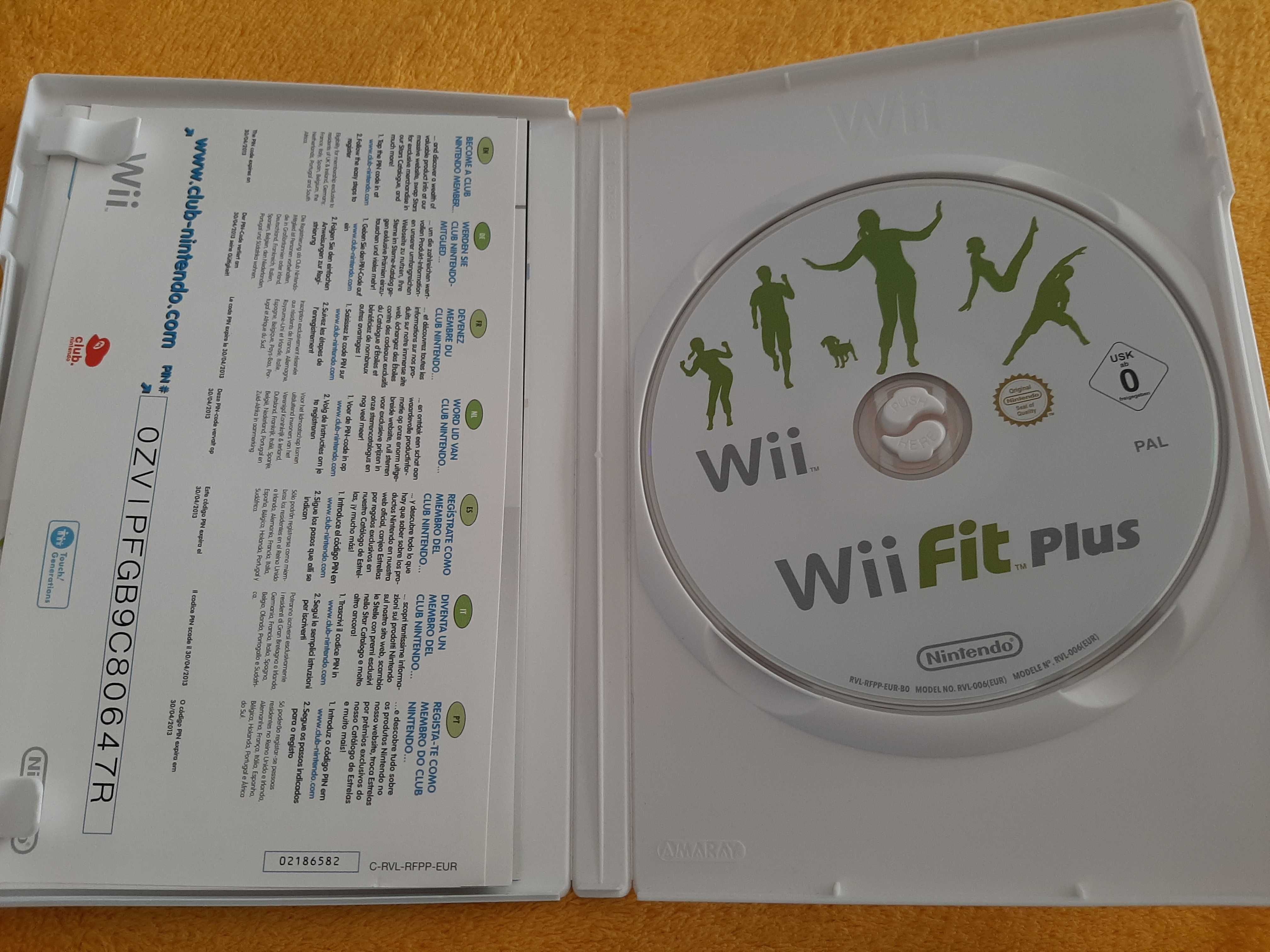 Nintendo Wii Balance Board Branca + Jogo Wii Fit Plus