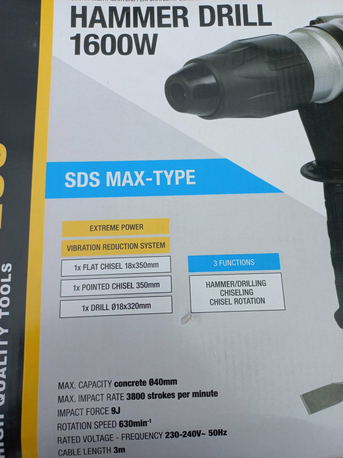 Перфоратор SDS-Макс powerplus powx1179