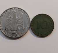 2 moedas antigas da Alemanha