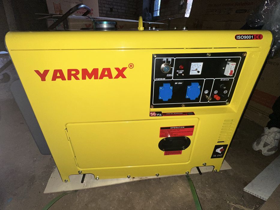 Дизельний генератор YARMAX 7600T3D 5 кВт 1 фаза