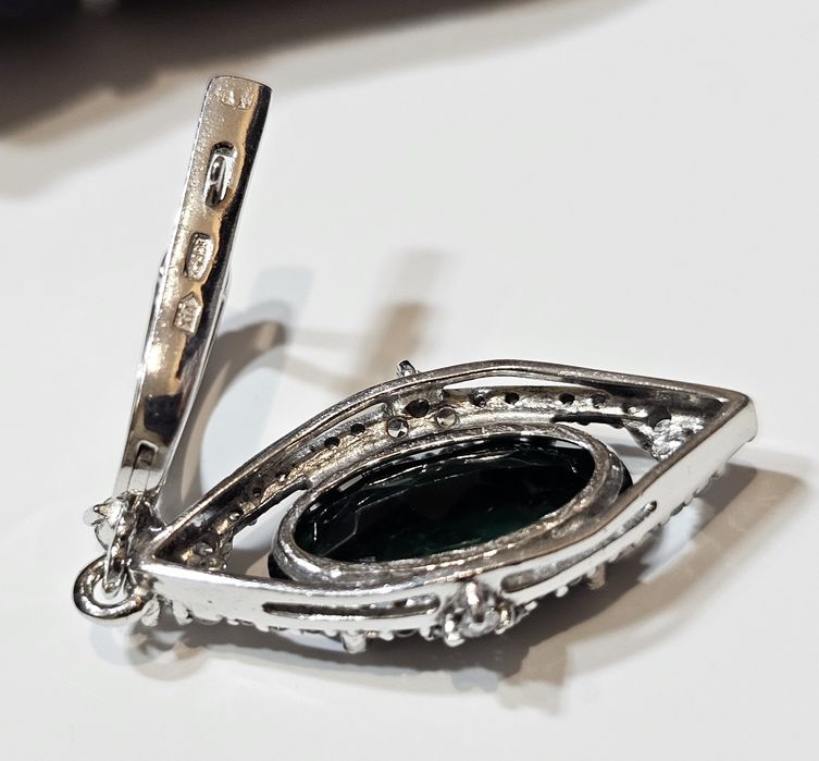 Набор серги и кольцо.