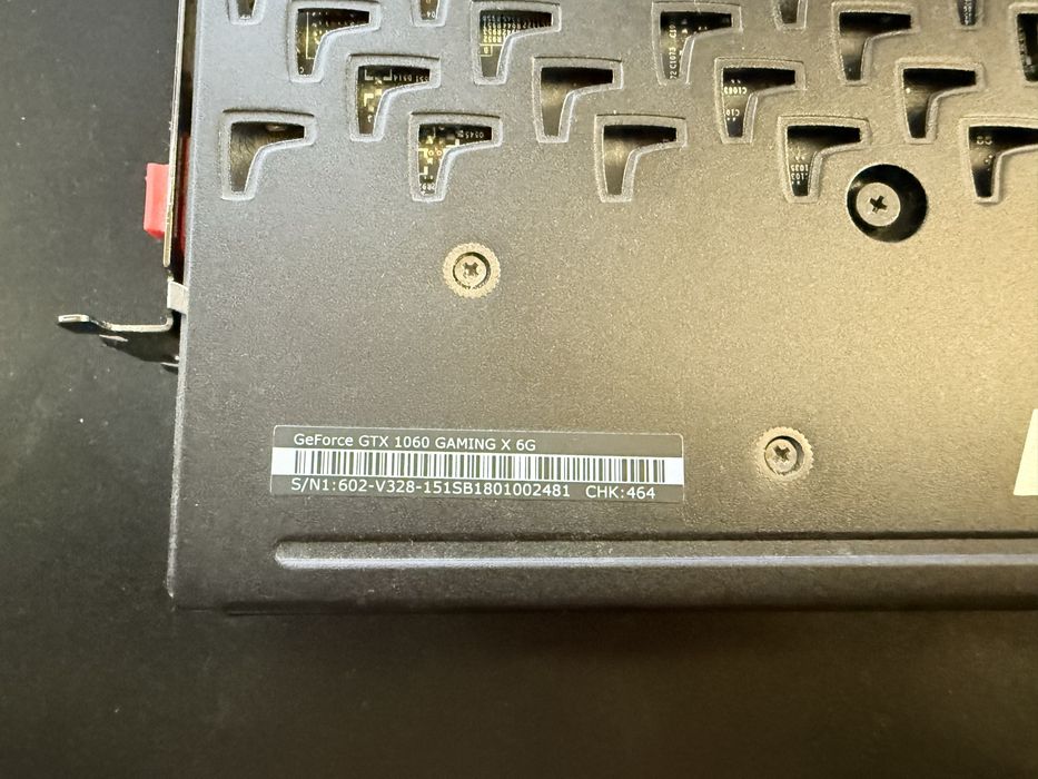 MSI GeForce GTX 1060 Gaming 6 gb