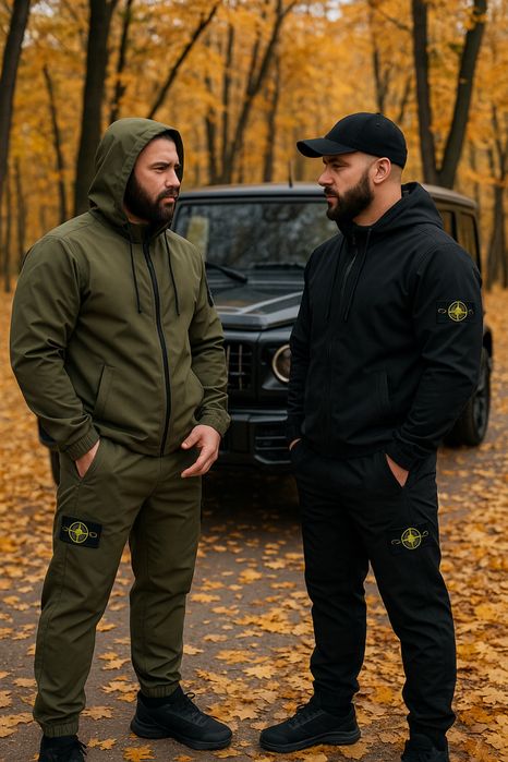 STONE ISLAND чоловічий спортивний костюм з флісом мужской с флисом