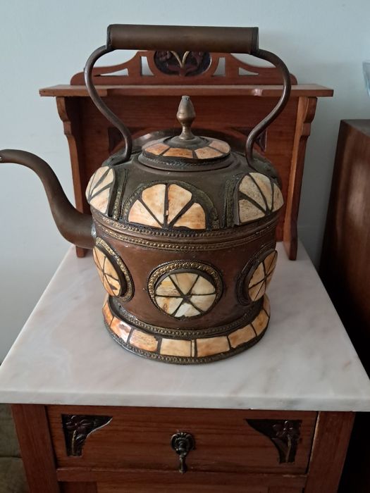 Enormíssima chaleira marroquina, vintage