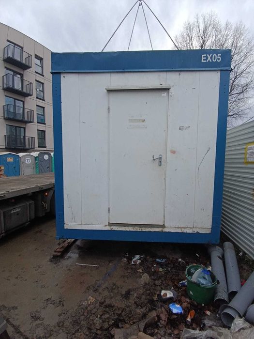 Kontener socjalny budowlany biurowy pakamera melamina