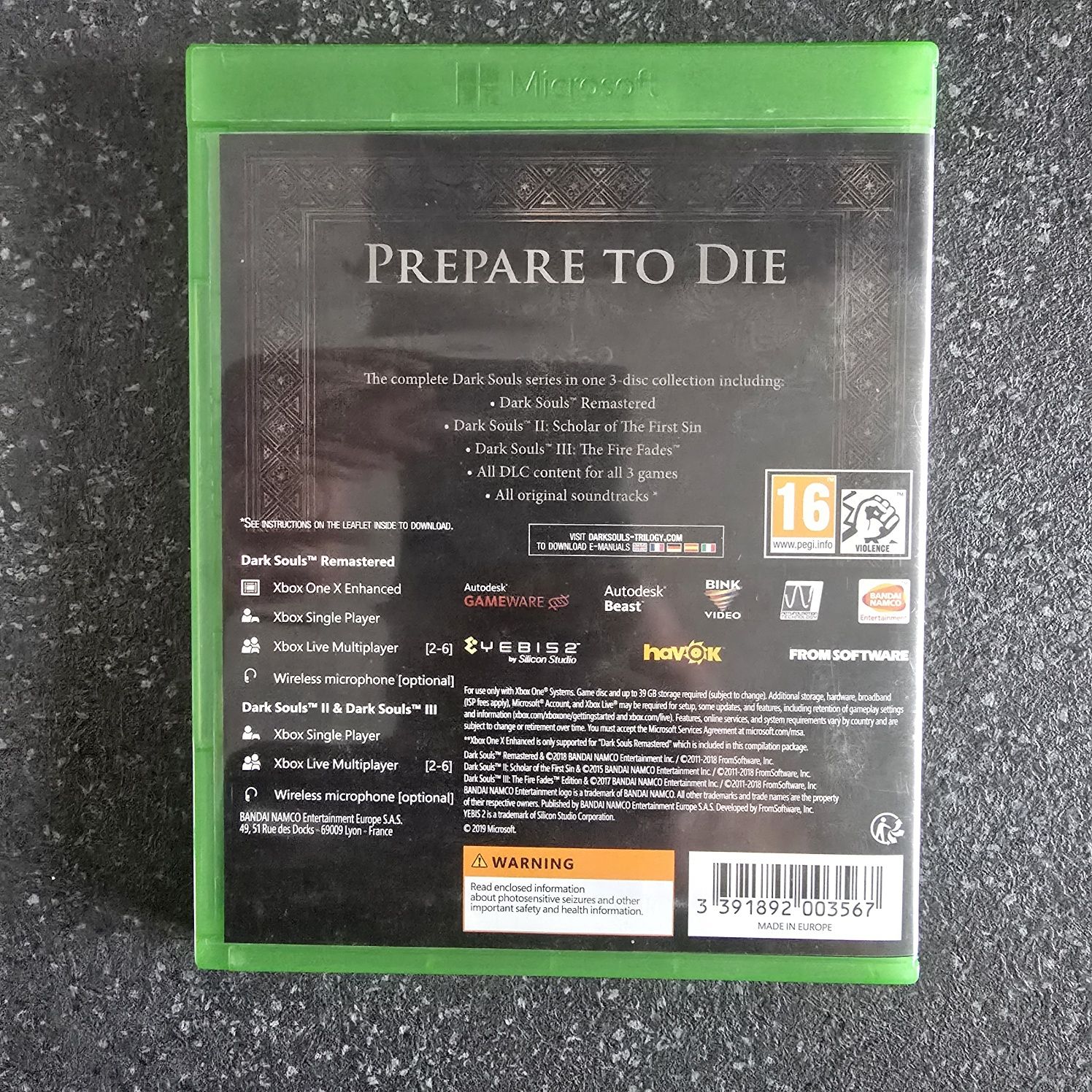 Dark Souls Trylogia xbox one wersja PL