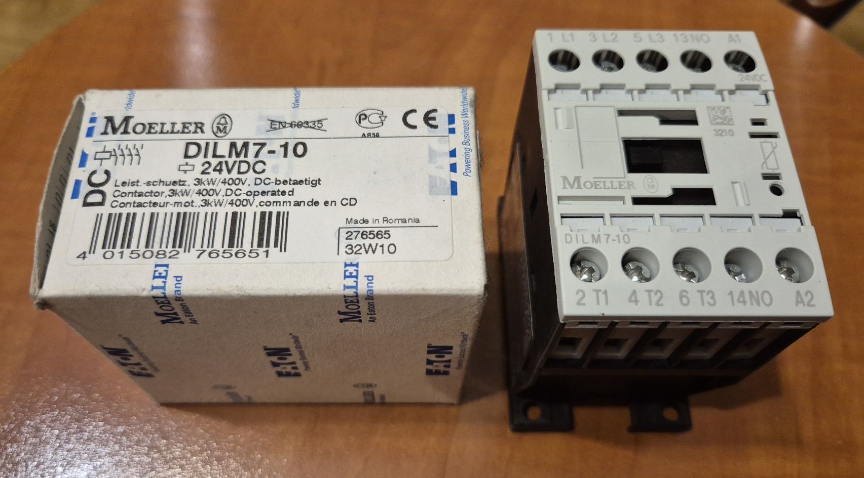 Stycznik Moeller DILM7-10  24VDC  3kW