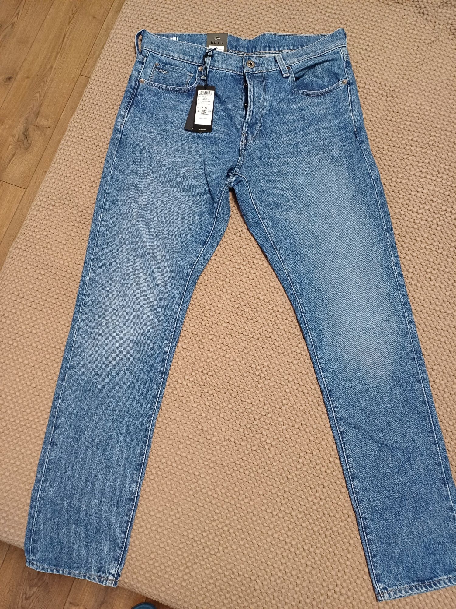 Джинси G-Star 3301 Regular Tapered Jeans 34×32