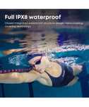 Водонепроникні навушники IPX8 для плавання та спорту.