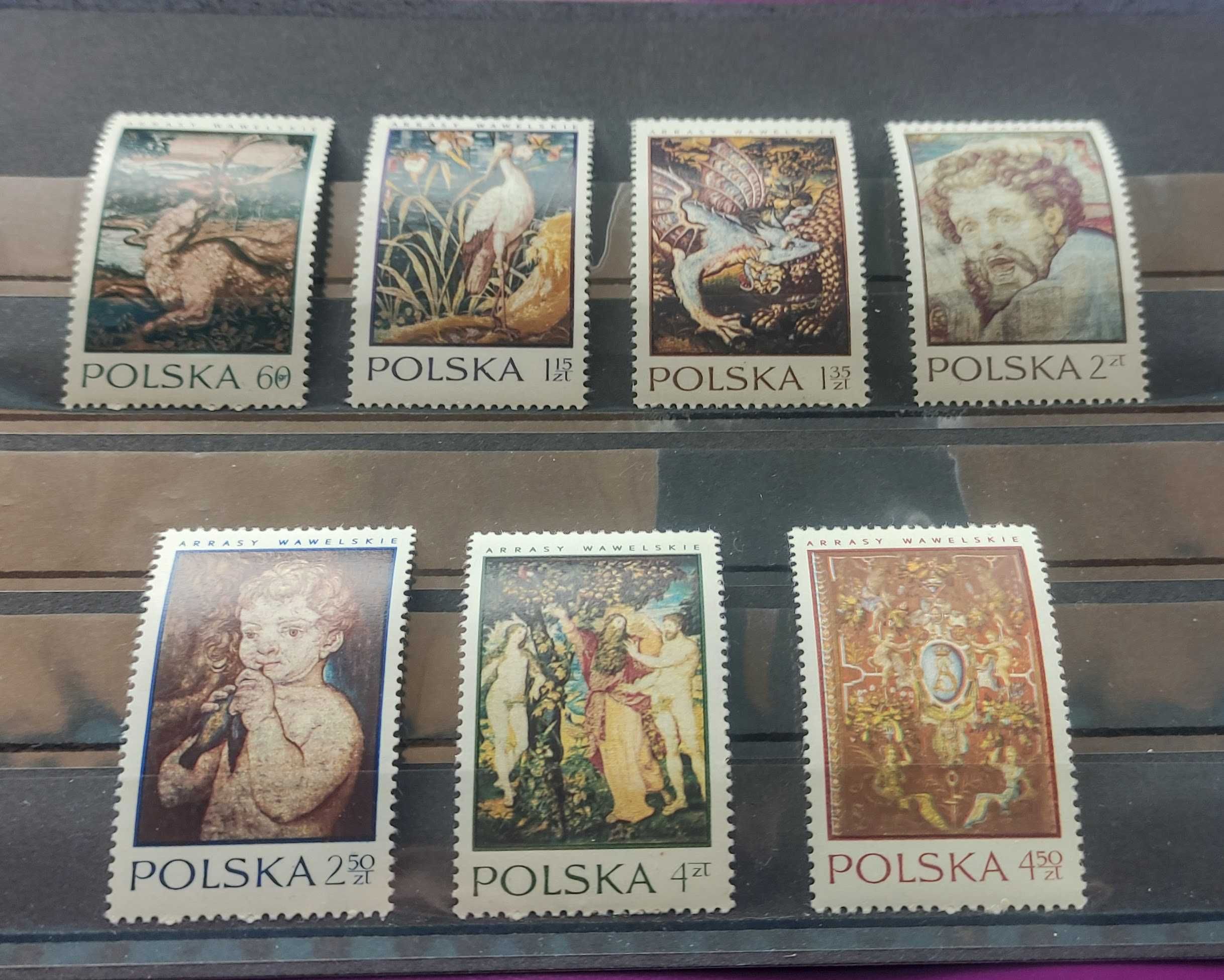 Znaczki pocztowe Polska 1970 ARRASY WAWELSKIE fi 1894/1900 (czyste **)