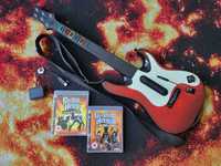 Gitara PS3 Playstation 3, Odbiornik + 2 Gry Guitar Hero, Skup/Sprzedaż