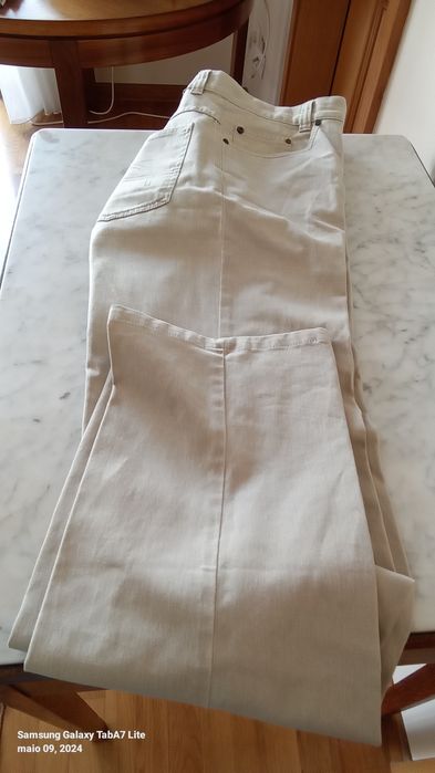 Calças de homem para verão, amanho L,  novas