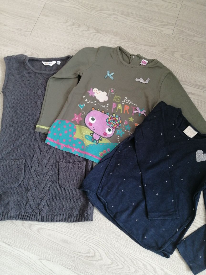 Lote 2 sweatshirt e 1 Vestido 3 anos