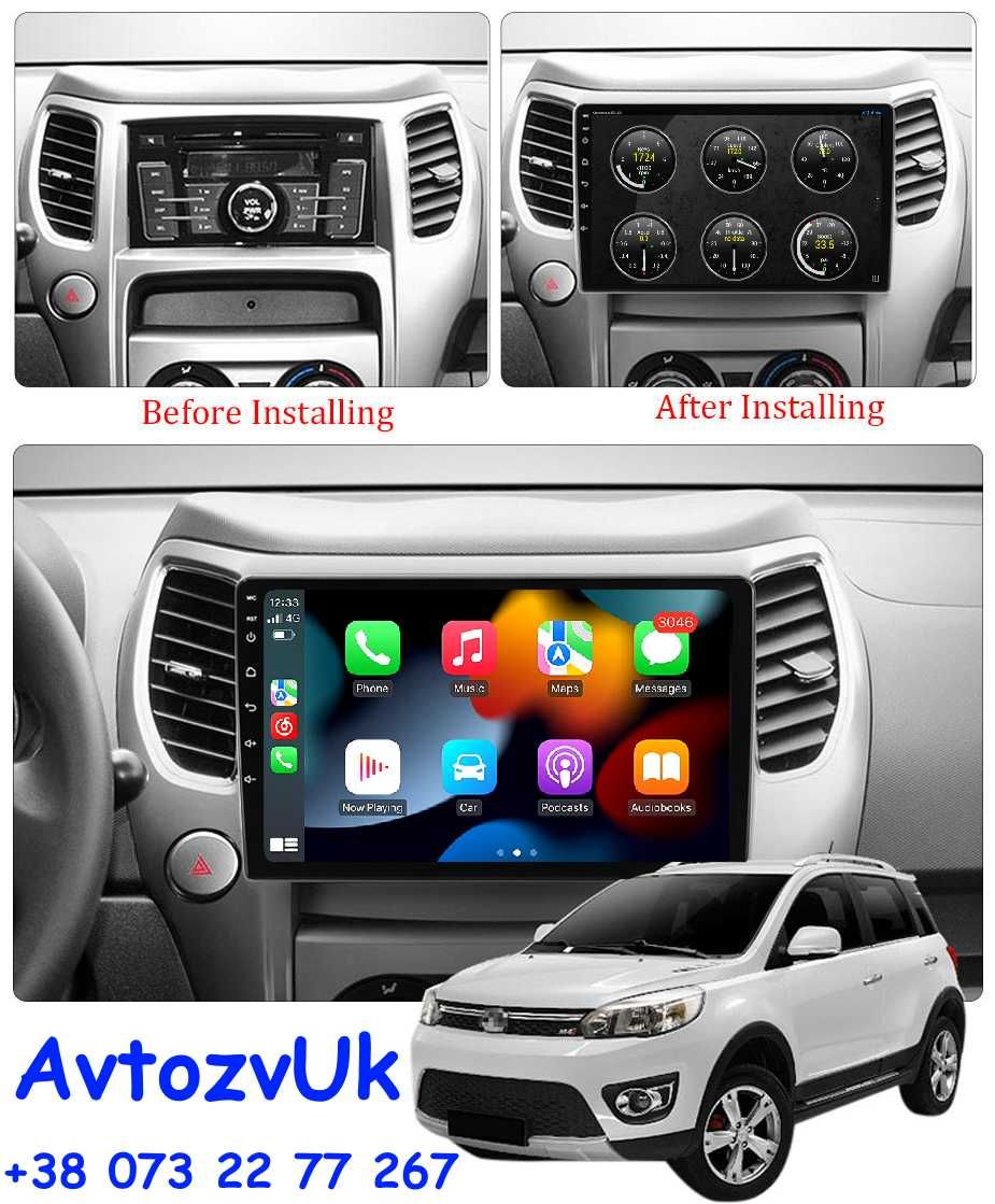 Магнитола HAVAL Great Wall M4 H2 H3 H5 H6 H9 Hover М4 CarPlay Android