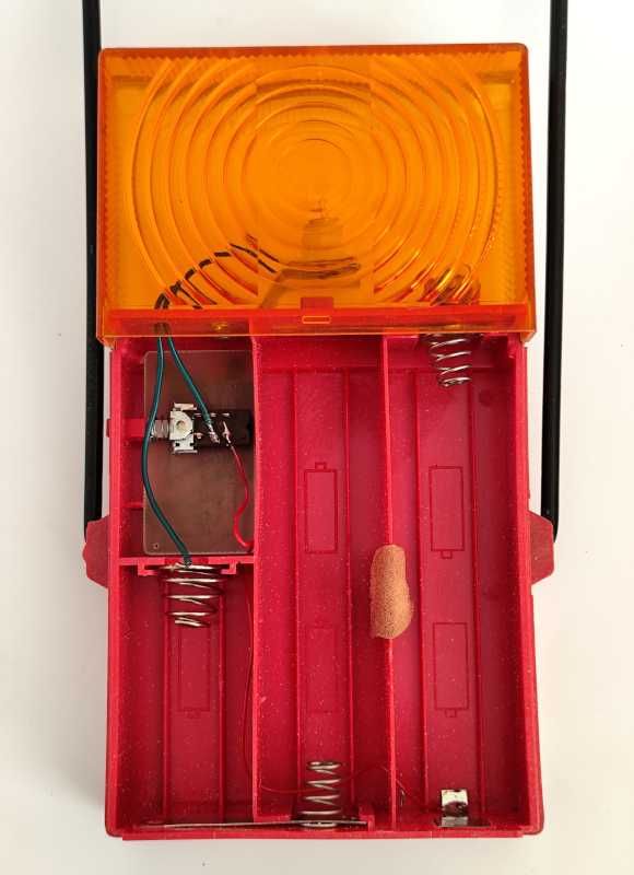 Lampa samochodowa Elektron BUS-3 PRL zabytkowa lampka z PRLu vintage