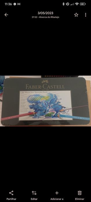 Conjunto de Lápis Aquareláveis Albrecht Dürer da Faber-Castell