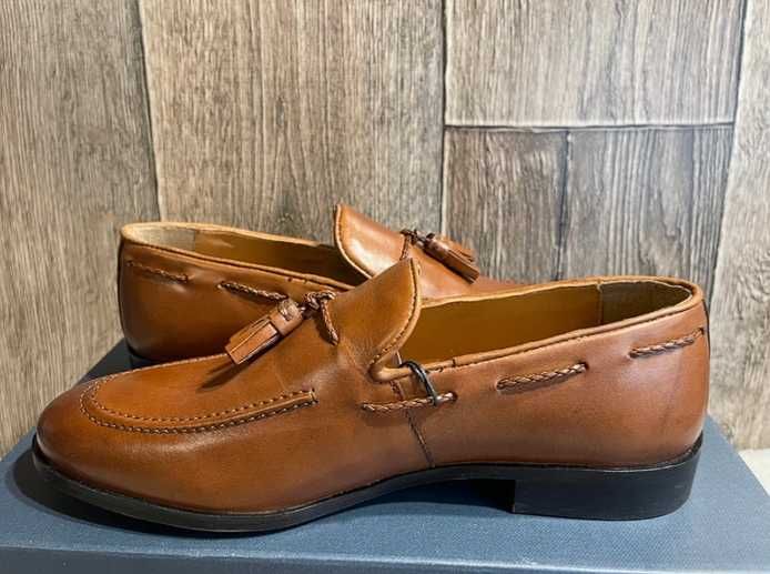 Skórzane buty mokasyny Pier One 40
