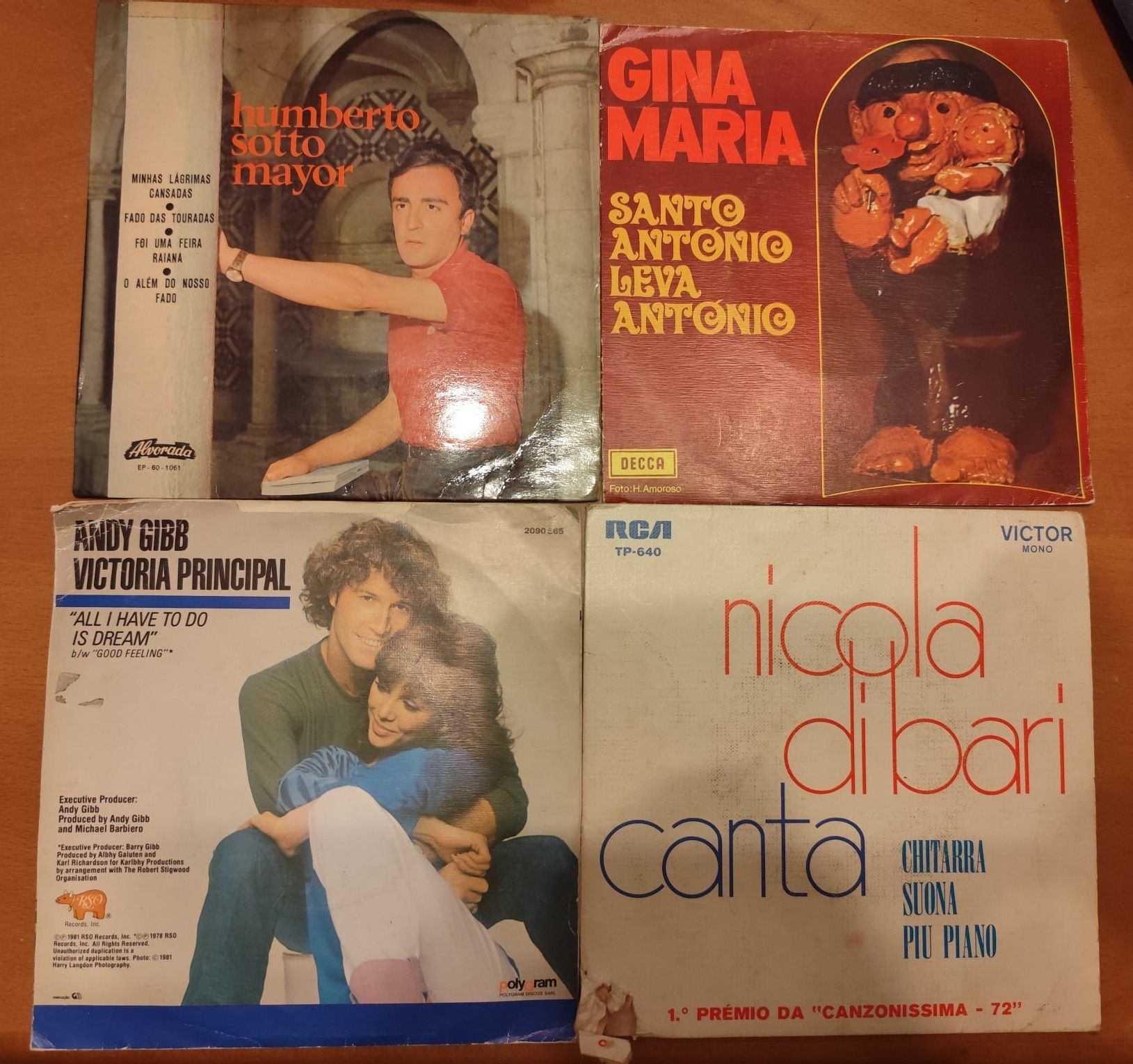 Vinis (singles) antigos e variados