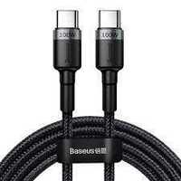 Kabel Baseus Cafule 100W 5A USB-C do USB-C 2m, czarno-szary