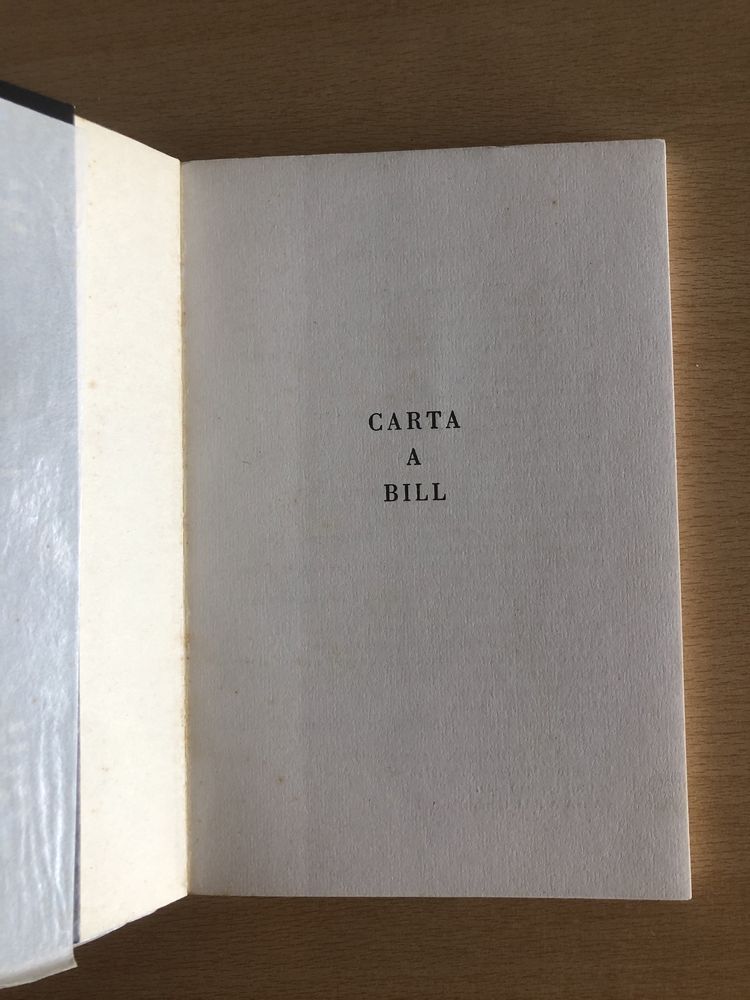 Pedro Homem de Mello - Carta a Bill