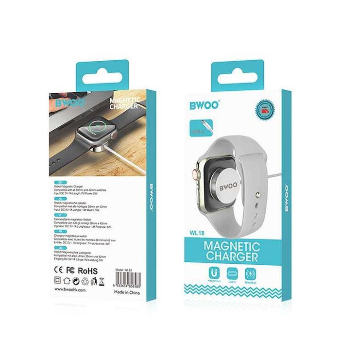 Kabel Magnetyczny Ładowarka indukcyjna Apple Watch 6 7 8 9 10 SE Ultra